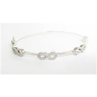 Bracelet Damiata Gioielli Woman in White Gold 2100/102-D199 - 2100/102-D199